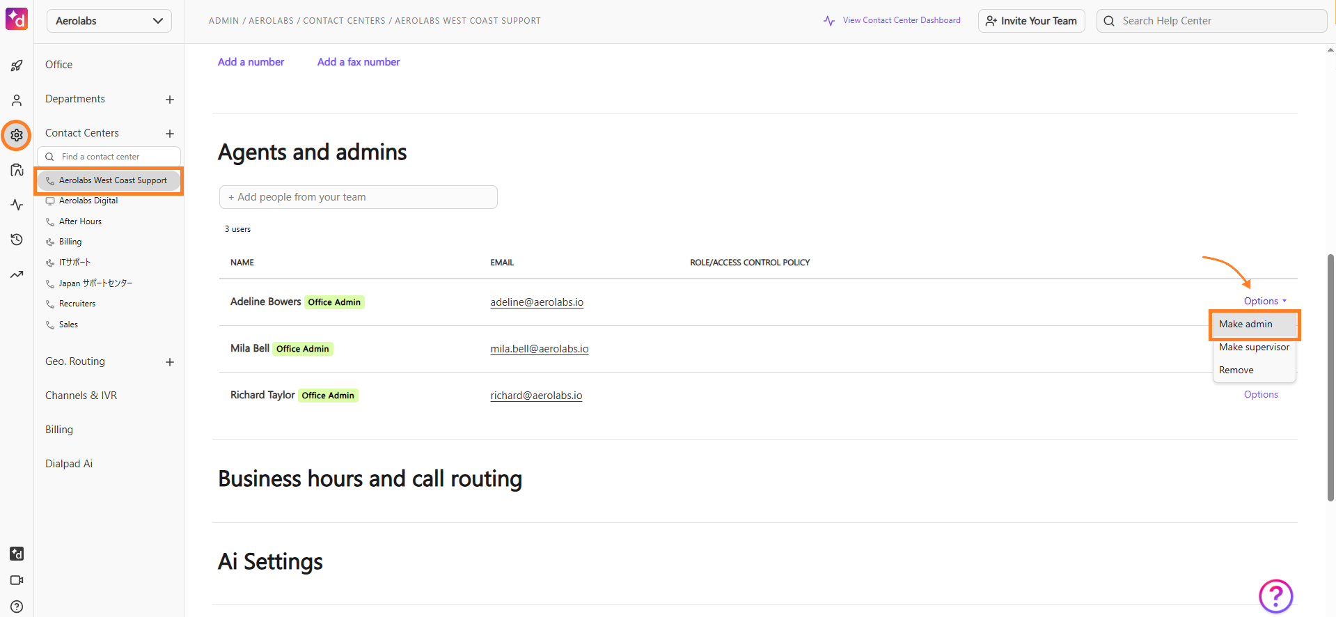 Image showing how to make an admin.