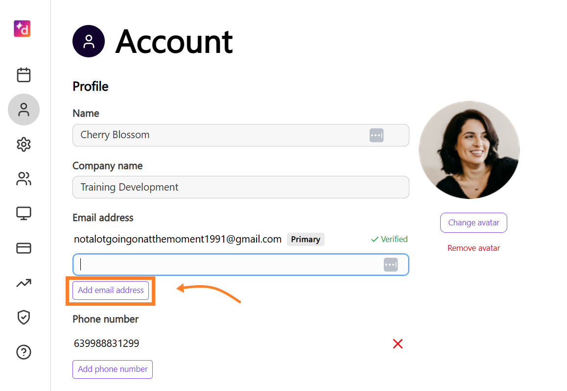 Add Dialpad Meetings Email Address
