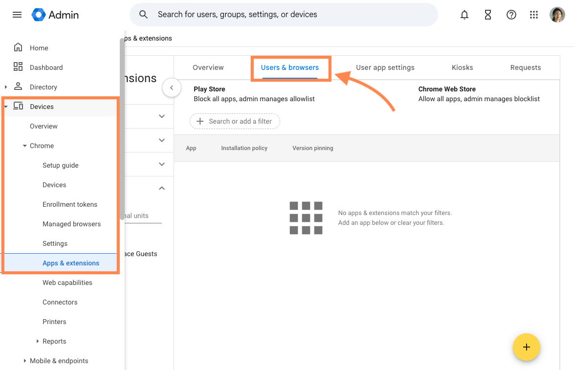 Set up Agent Screen Capture in Google Admin Console