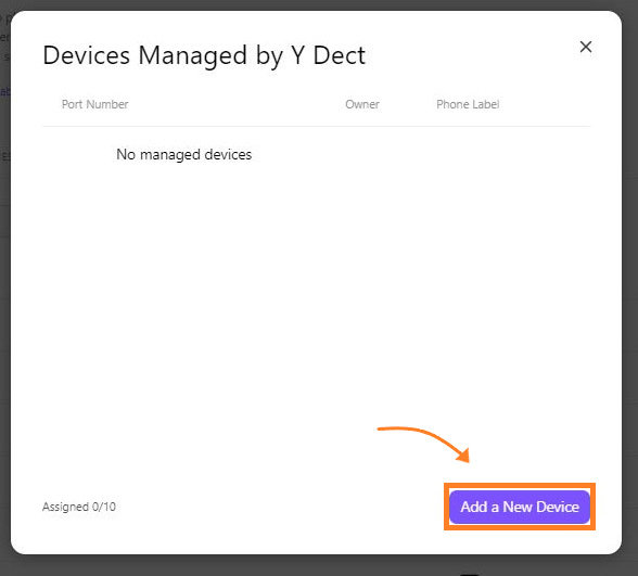 Add a new device