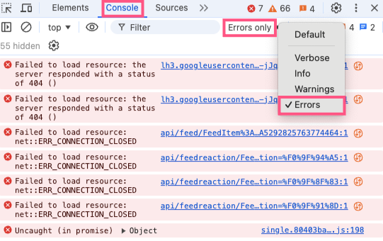 Show-only-errors.png