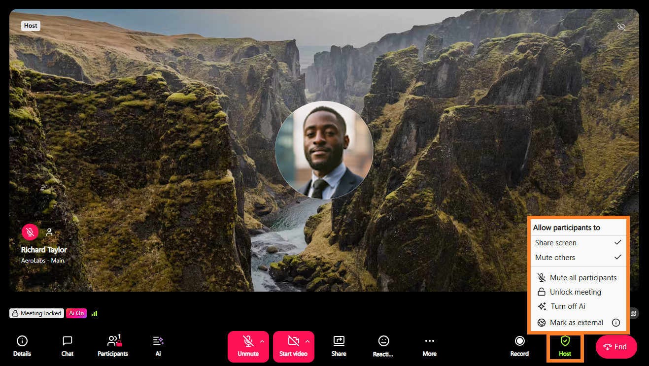 Host Controls icon