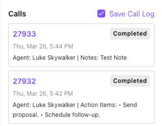 View of the Info Hub sidebar widget.