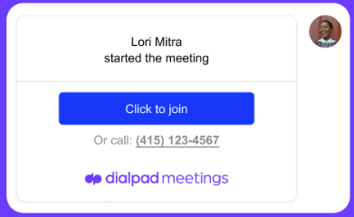 Click to join button