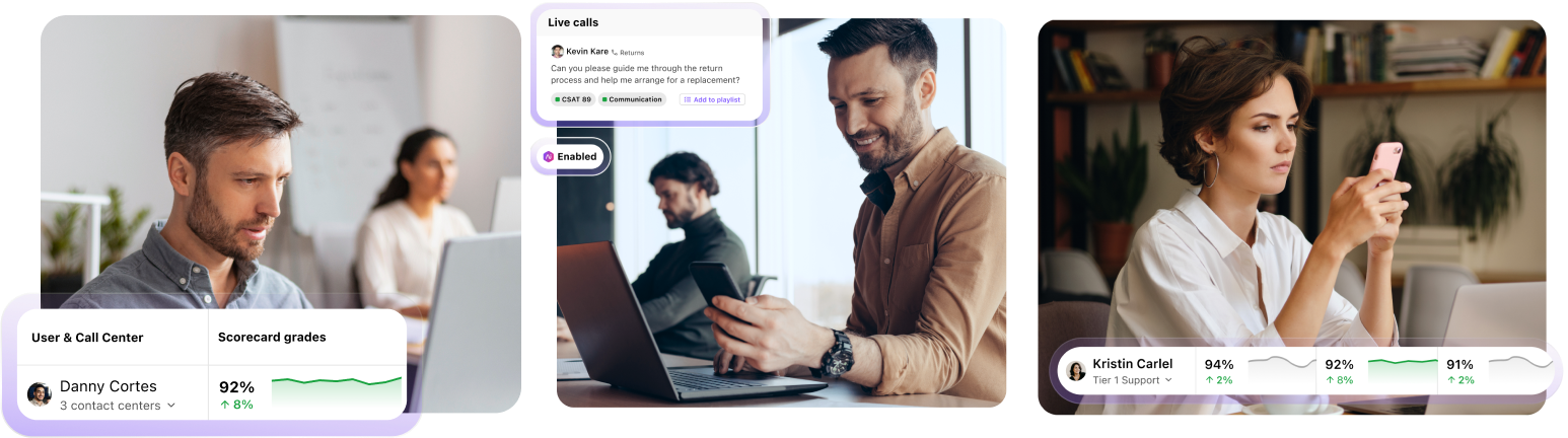 Image of business professionals using Dialpad.