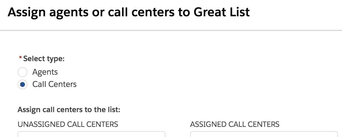 Contact center selection