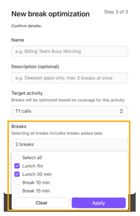 break-schedule